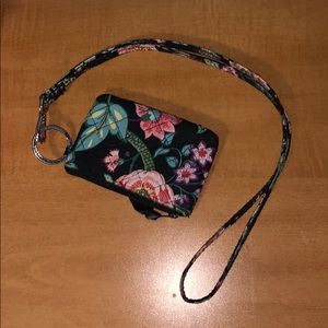 Vera Bradley ID Holder and Lanyard